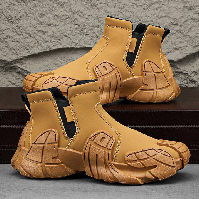 Leonardo – Stoere Heren Slip-On Hoge Sneakers