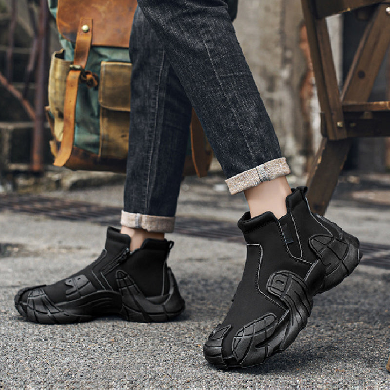 Leonardo – Stoere Heren Slip-On Hoge Sneakers