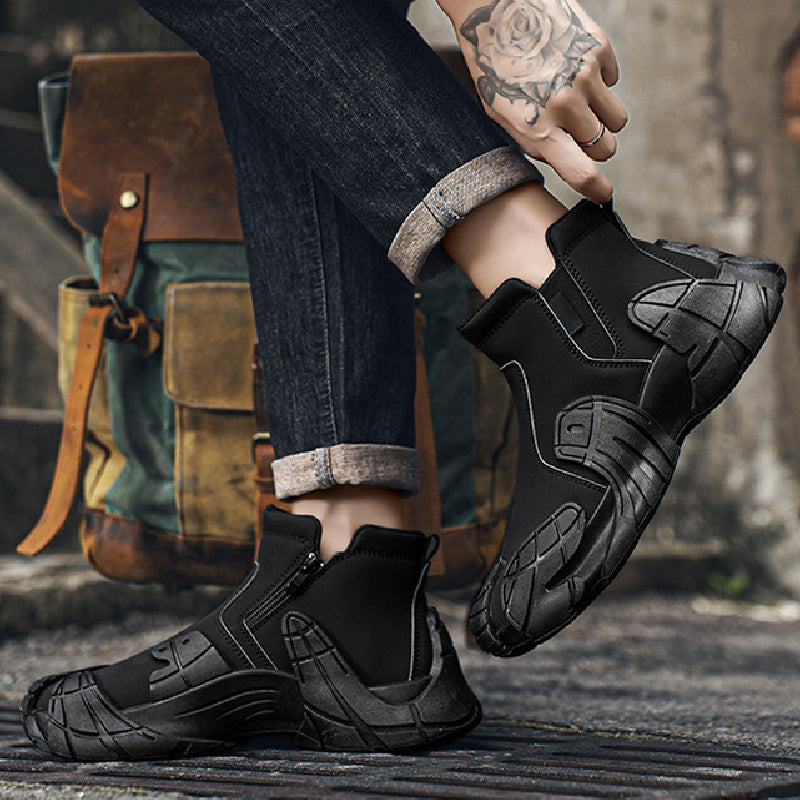 Leonardo – Stoere Heren Slip-On Hoge Sneakers