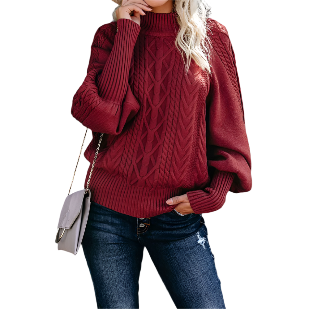 Clara – Dames Winterjas van Spandex met Opstaande Kraag