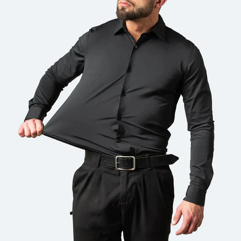 Giovanni – Comfortabele Stretch Overhemd voor Mannen