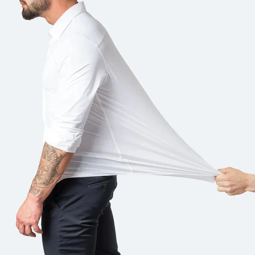 Giovanni – Comfortabele Stretch Overhemd voor Mannen
