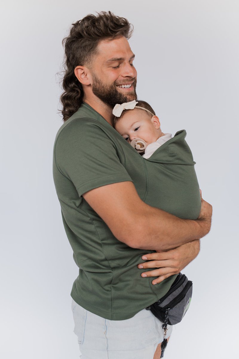Lucien – StretchFit Unisex Draagshirt voor Ouders