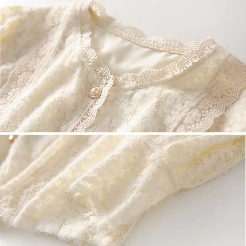 SofiaFerrari Vrouwen Kanten Shirt