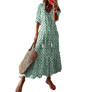 Elvira – Luchtige Boho Damesjurk
