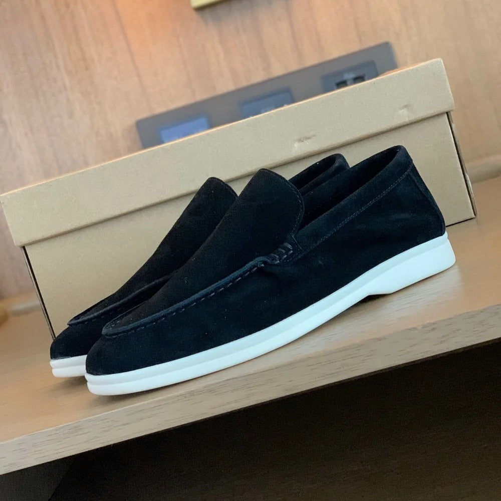 GabrieleCaruso Suède Loafers Voor Heren
