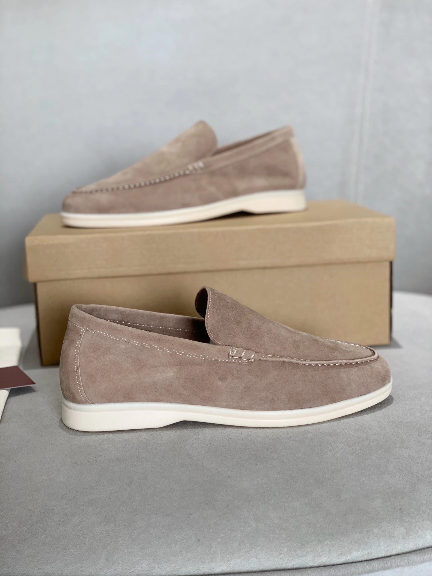 GabrieleCaruso Suède Loafers Voor Heren