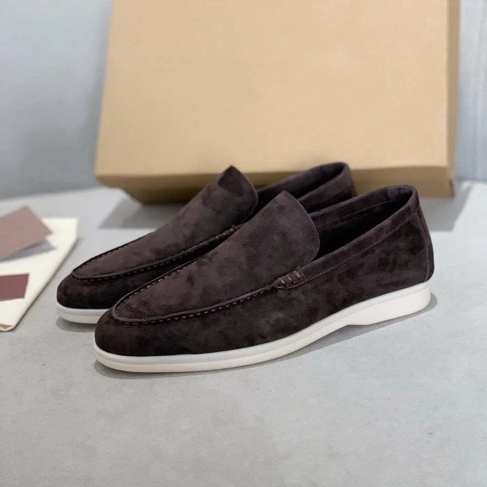GabrieleCaruso Suède Loafers Voor Heren