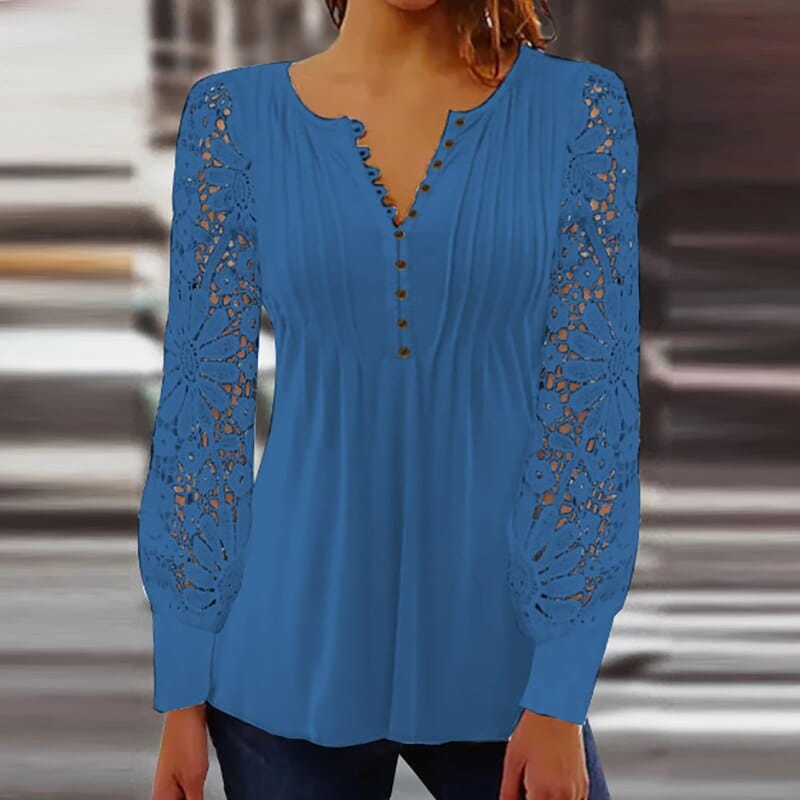 EmilioRizzo Lange Mouw Blouse Voor Vrouwen