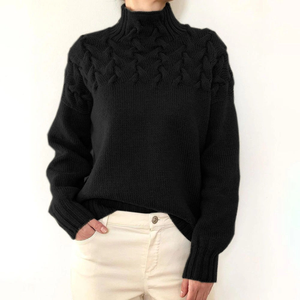Elena – Warme Gebreide Dames Coltrui